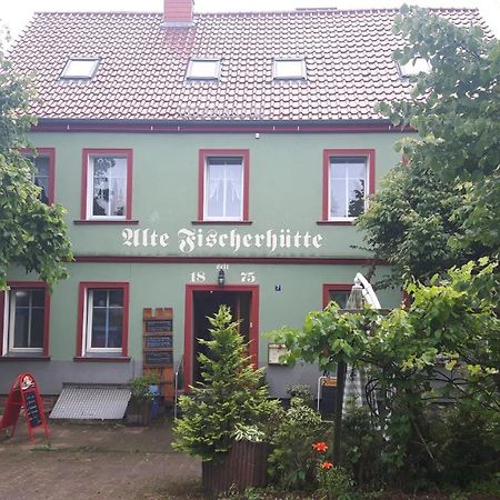 Gasthof Alte Fischerhuette Altfriesack Bagian luar foto