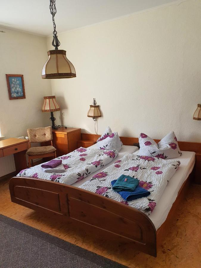 Gasthof Alte Fischerhuette Altfriesack Bagian luar foto