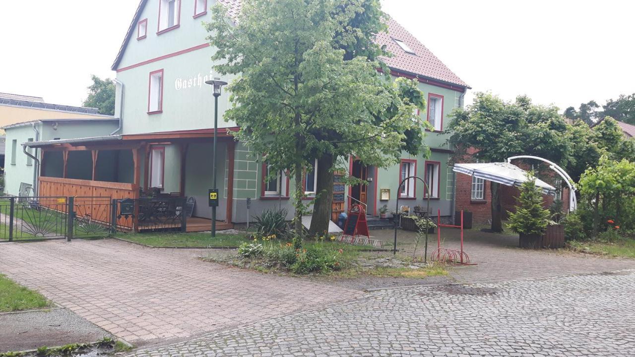 Gasthof Alte Fischerhuette Altfriesack Bagian luar foto