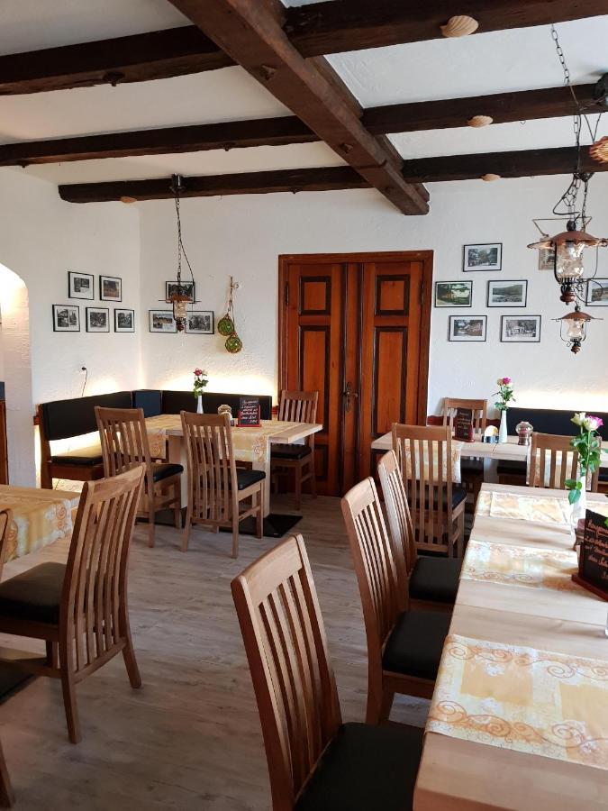 Gasthof Alte Fischerhuette Altfriesack Bagian luar foto