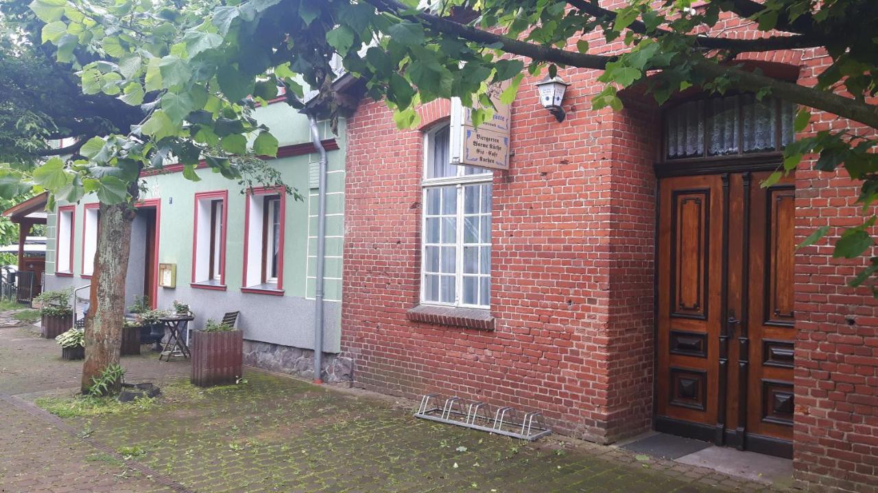 Gasthof Alte Fischerhuette Altfriesack Bagian luar foto