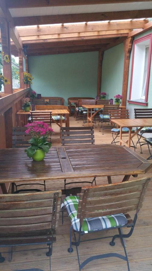 Gasthof Alte Fischerhuette Altfriesack Bagian luar foto